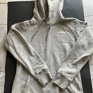 Grey gymshark hoodie